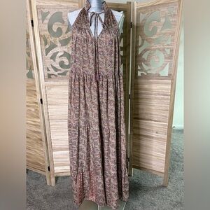 Paani Paisley Tiered Boho Maxi Size Small